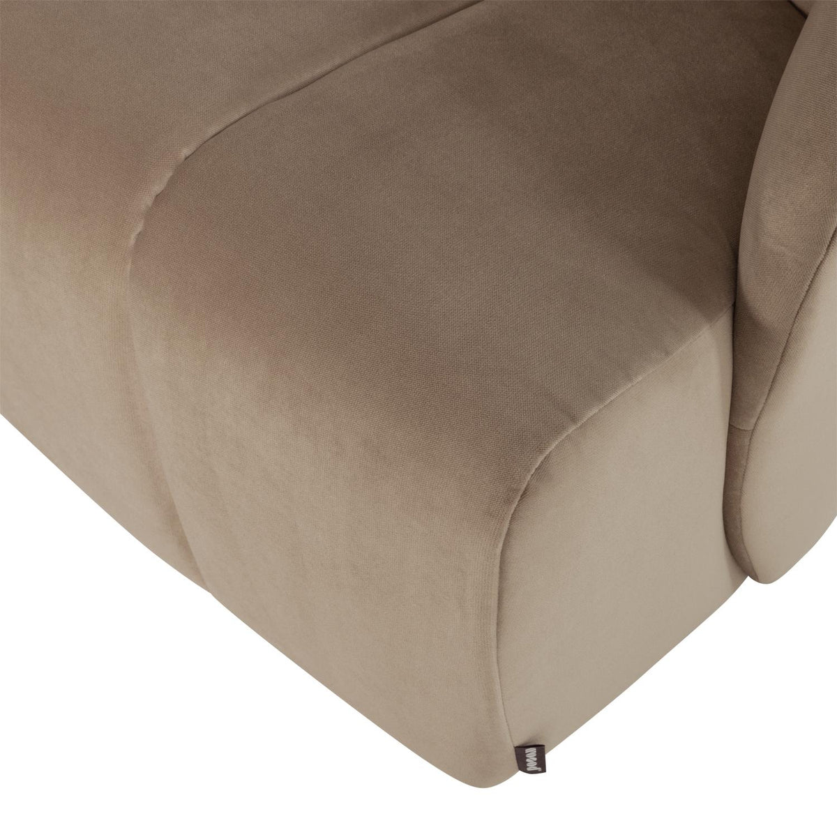 WOOOD Mojo draaifauteuil velvet Khaki