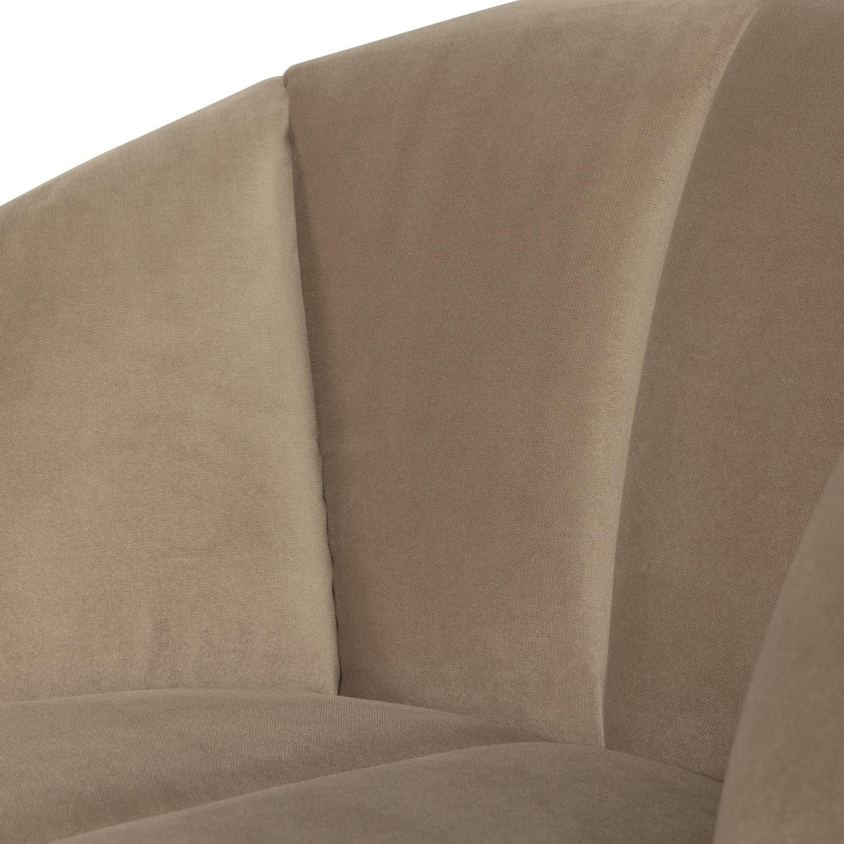 WOOOD Mojo draaifauteuil velvet Khaki