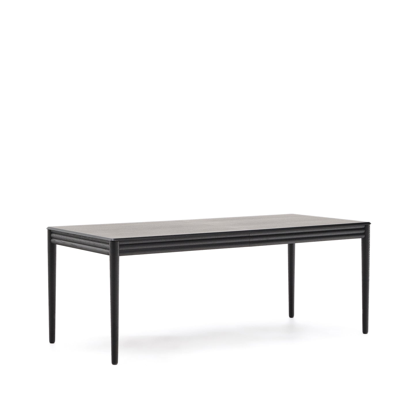 Kave Home Lenon eettafel uitschuifbaar rechthoek 200x90 cm Black