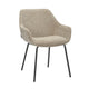 HelloChair HC03 Rave eetkamerstoel Breeze Zand vierpoot zwart