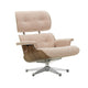 Vitra Eames Loungechair noten zwart Nubia ivory/peach