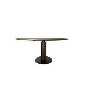 Bree's New World Steely eettafel organisch HPL 145x129 cm