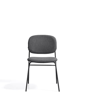 Kave Home Meli eetkamerstoel chenille Grey
