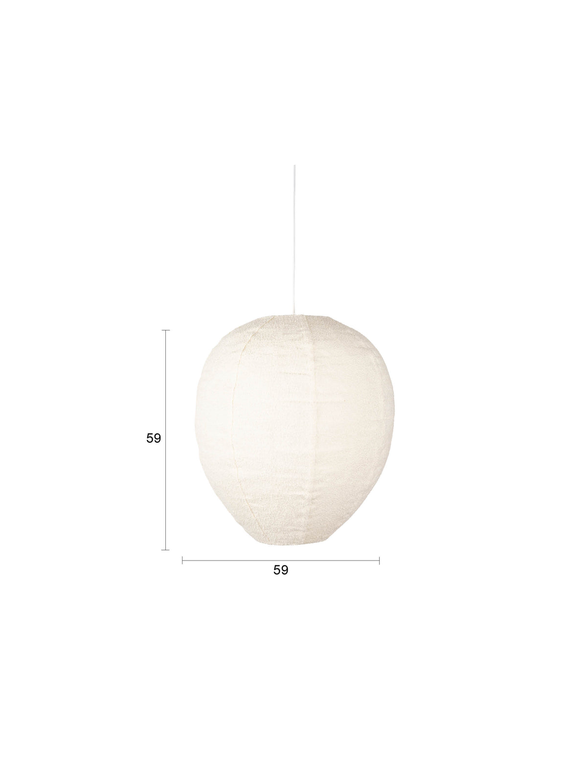 Zuiver Cocoon hanglamp XL Crème