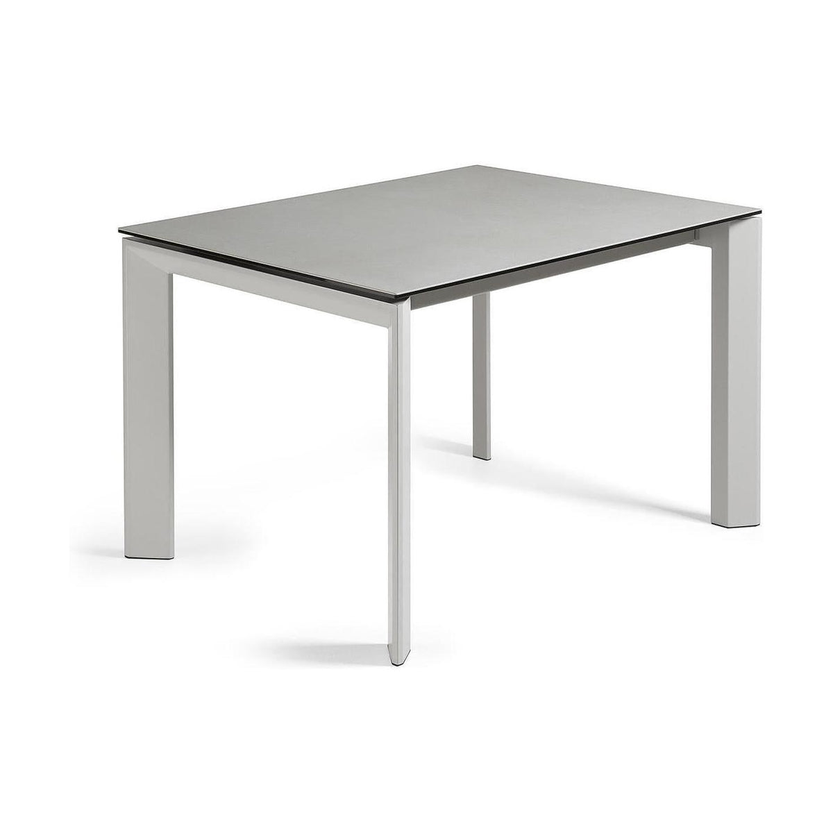 Kave Home Axis eettafel uitschuifbaar 120/180x80 cm Grijs