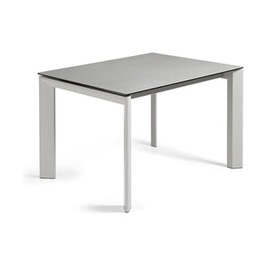 Kave Home Axis eettafel uitschuifbaar 120/180x80 cm Grijs