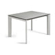 Kave Home Axis eettafel uitschuifbaar 120/180x80 cm Grijs
