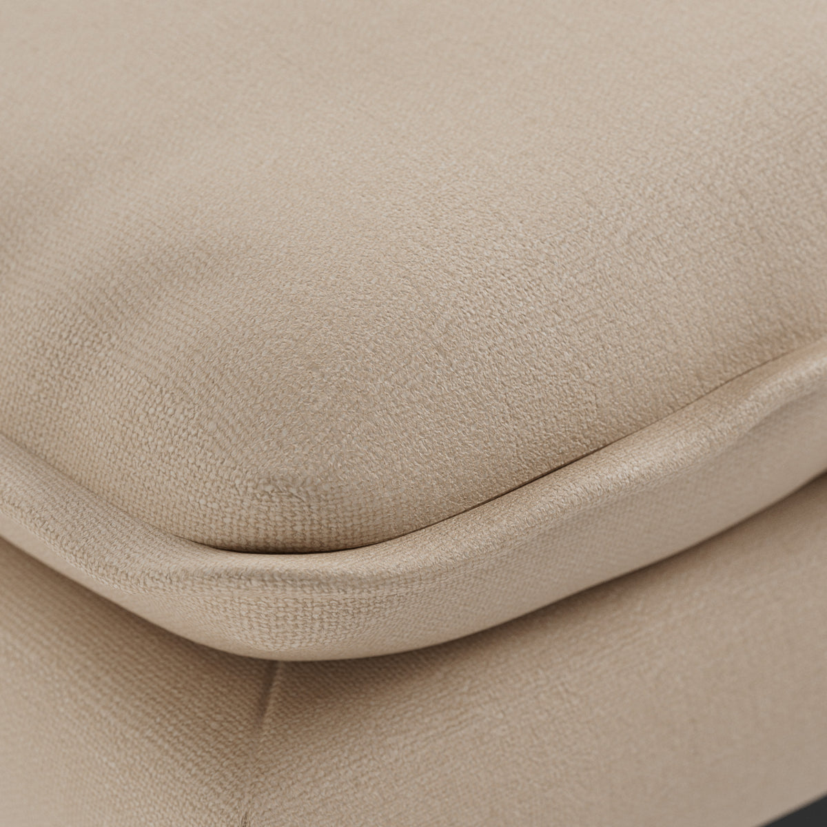 HKliving Retro hocker Knotted Beige