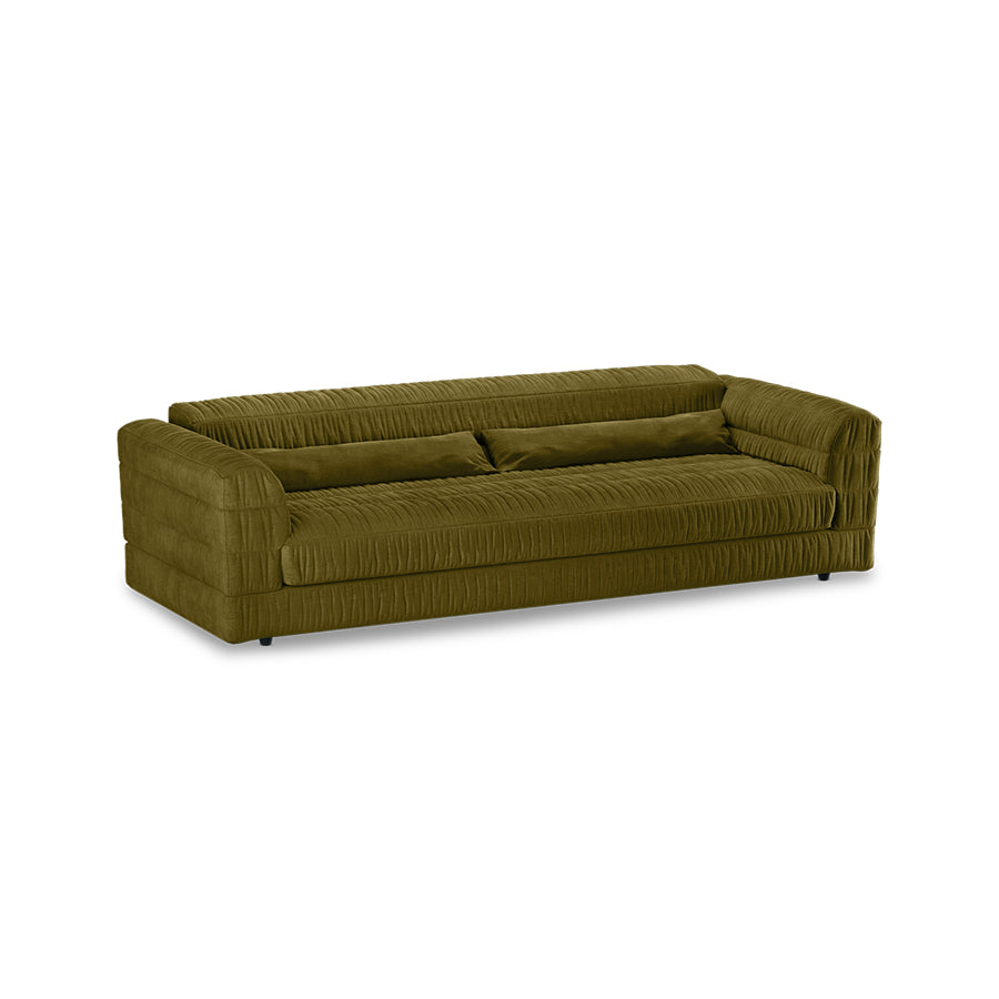 HKliving Club bank royal velvet Olive