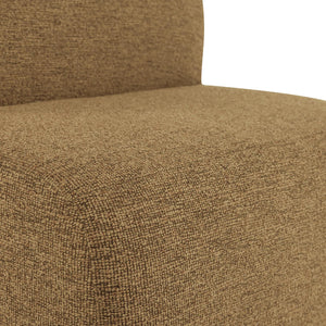 WOOOD Mojo Base 1-zits bank Bouclé Geel/Bruin