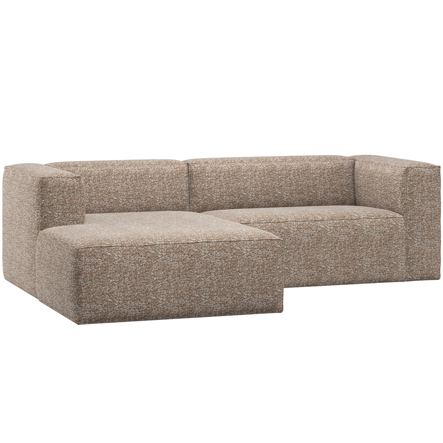 WOOOD Bean chaise longue bank links Lichtbruin Melange