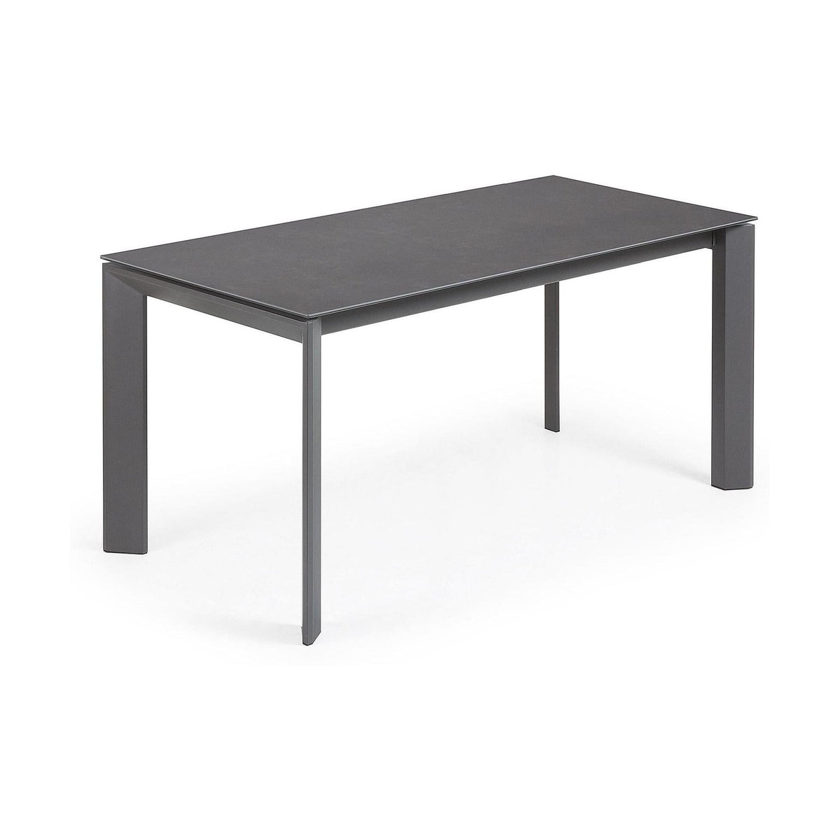 Kave Home Axis eettafel uitschuifbaar 160/220x90 cm Grijs