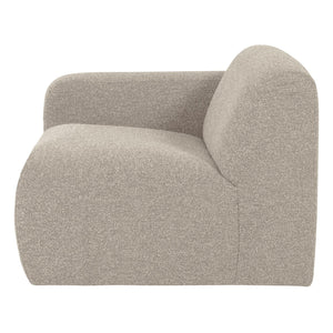 WOOOD Mojo Base 1-zits bank arm links bouclé Beige