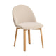 Kave Home Meila eetkamerstoel chenille Beige
