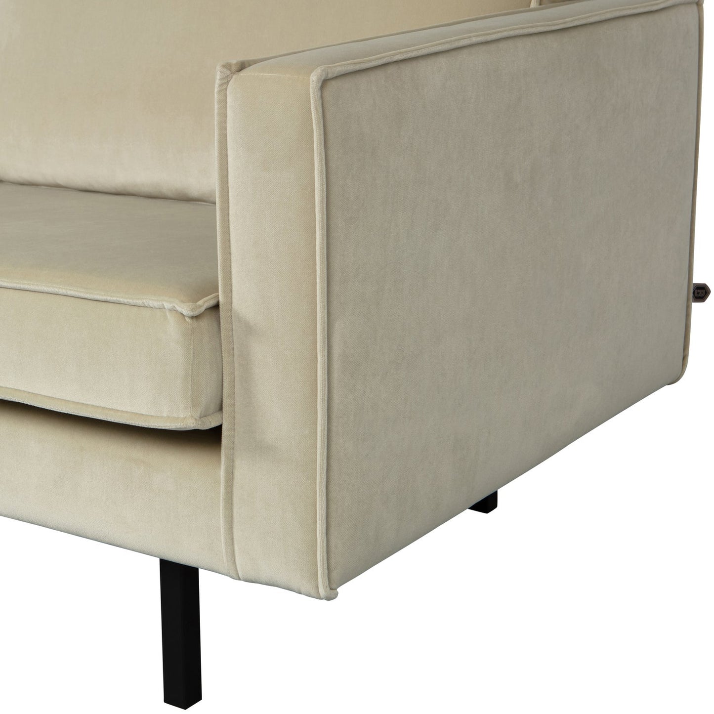 WOOOD Rodeo hoekbank links velvet Pistache