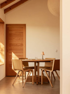 Audo Puffin eettafel rond Ø120 cm eiken Naturel