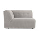 HKliving Vint 1,5-zits bank left Corduroy Rib Cream