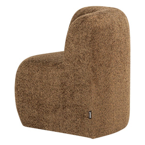 WOOOD Mojo Base eetbank hoek met rugleuning wollig Honinggeel