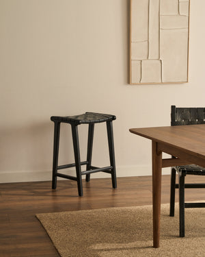 Kave Home Calixta barkruk H67 Black