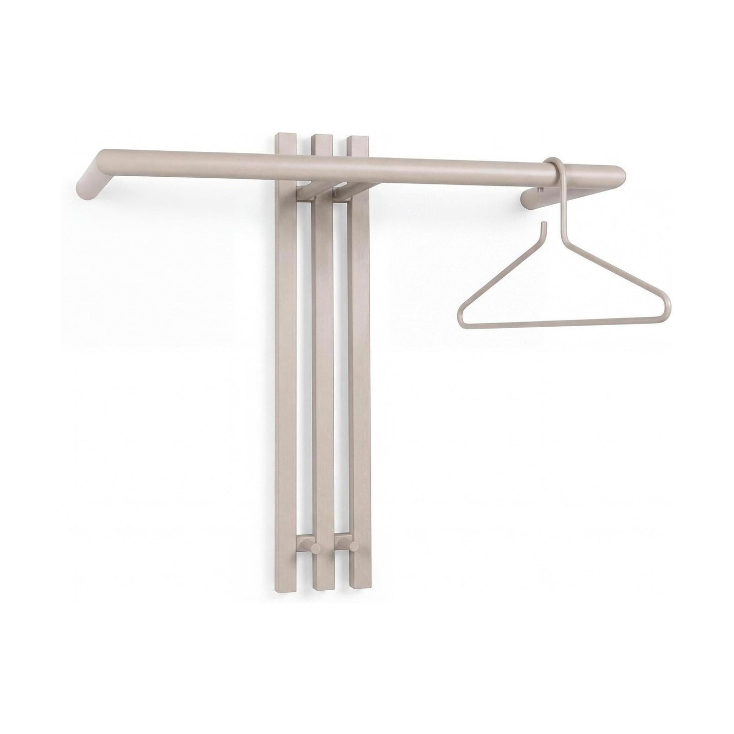 Spinder Design Senza 1 wandkapstok Silky Taupe