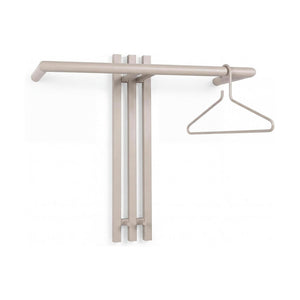 Spinder Design Senza 1 wandkapstok Silky Taupe