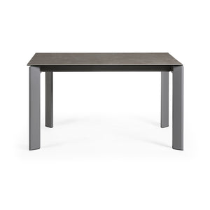 Kave Home Axis eettafel uitschuifbaar 140/200x90 cm Grijs