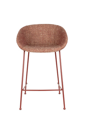Zuiver Feston barkruk H65 Rood