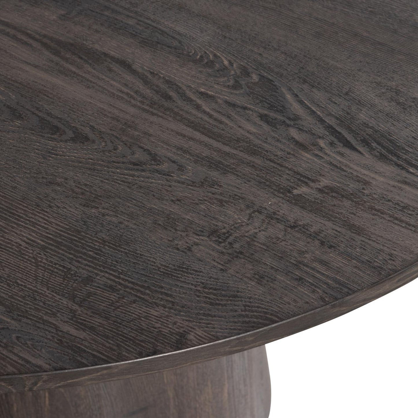 WOOOD Maan eettafel rond Ø120 cm Donkerbruin