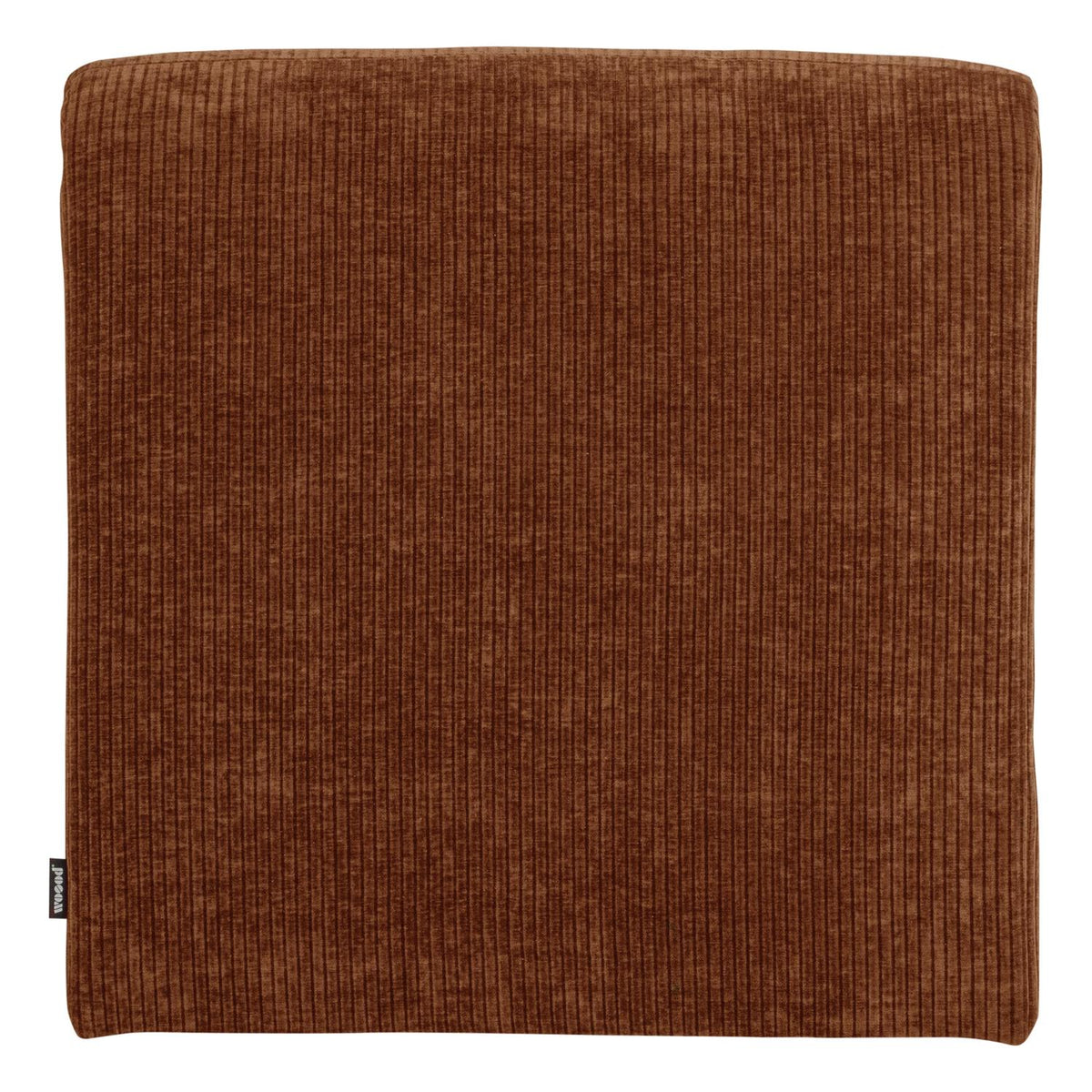WOOOD Mojo Base eetkamerbank 84 cm met rugleuning rib Roestbruin