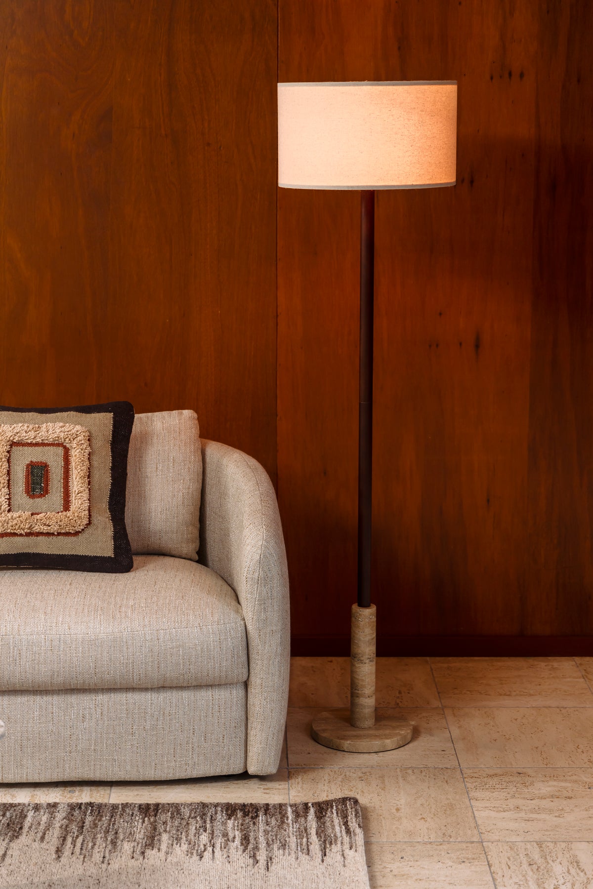 Dutchbone Jackson vloerlamp Beige