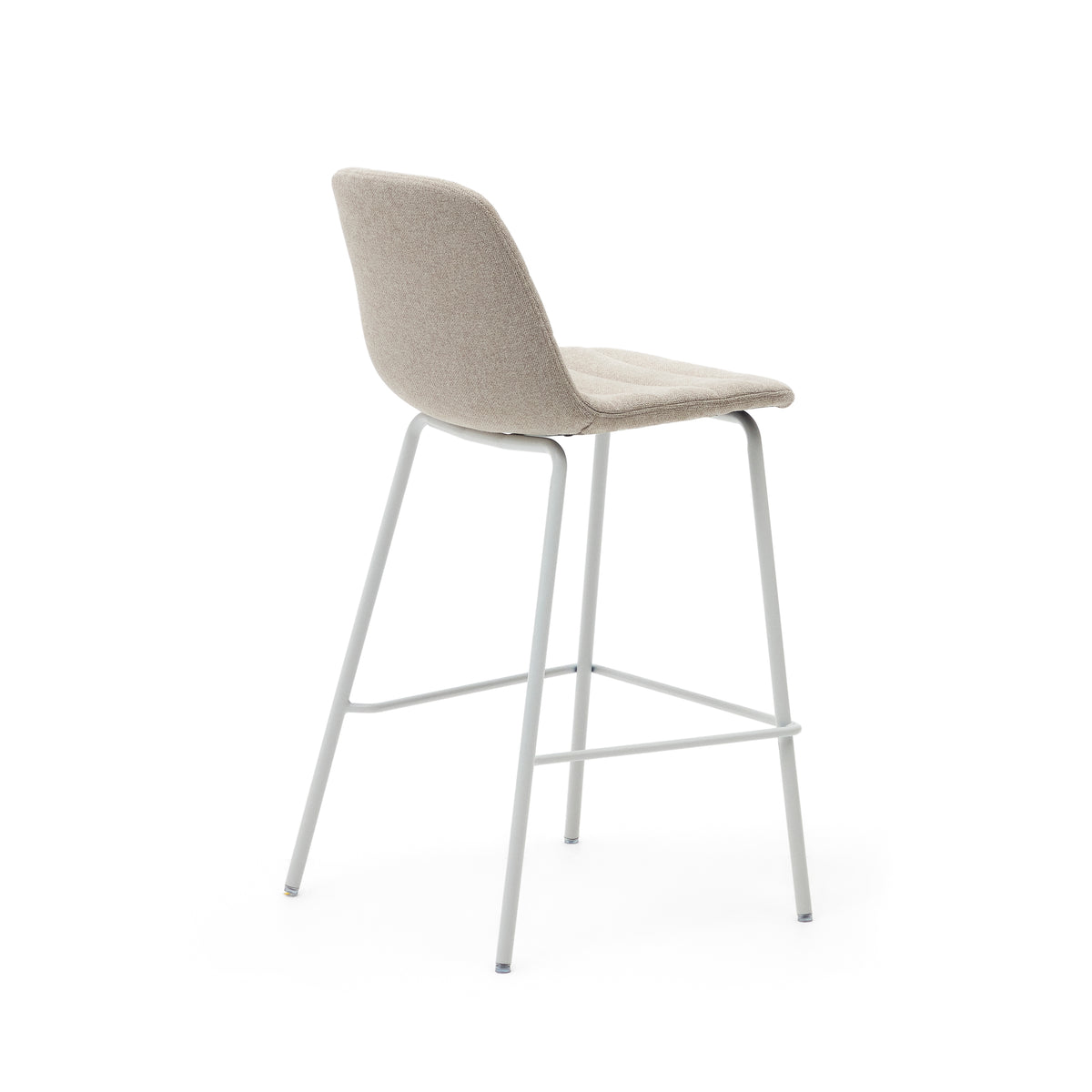 Kave Home Zunilda barkruk H65 chenille Beige