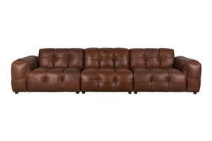 Dutchbone Hackman Seater bank Brown