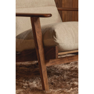 WOOOD Houston fauteuil bouclé Naturel