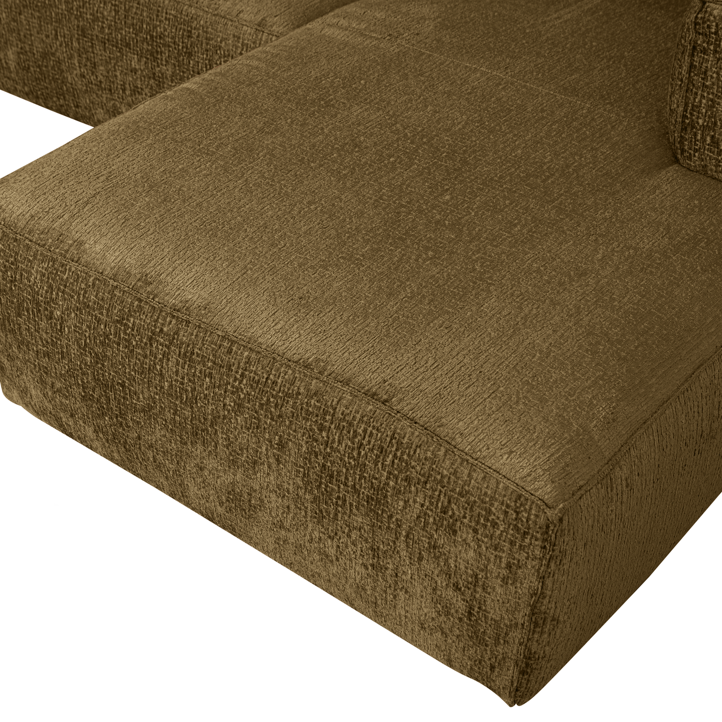 WOOOD Bean hoekbank rechts Structure Velvet Spices