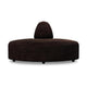 HKliving Jax bank angle Royal Velvet Espresso