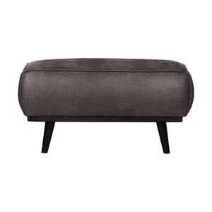WOOOD Statement hocker Ecoleer Donkergrijs