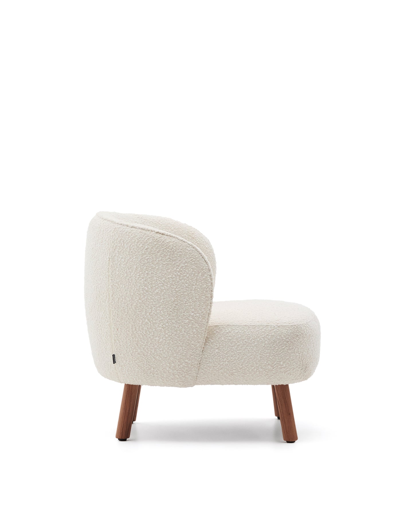 Kave Home Ulit fauteuil White walnoot