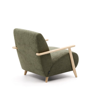 Kave Home Meghan fauteuil Groen naturel