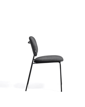 Kave Home Meli eetkamerstoel chenille Grey