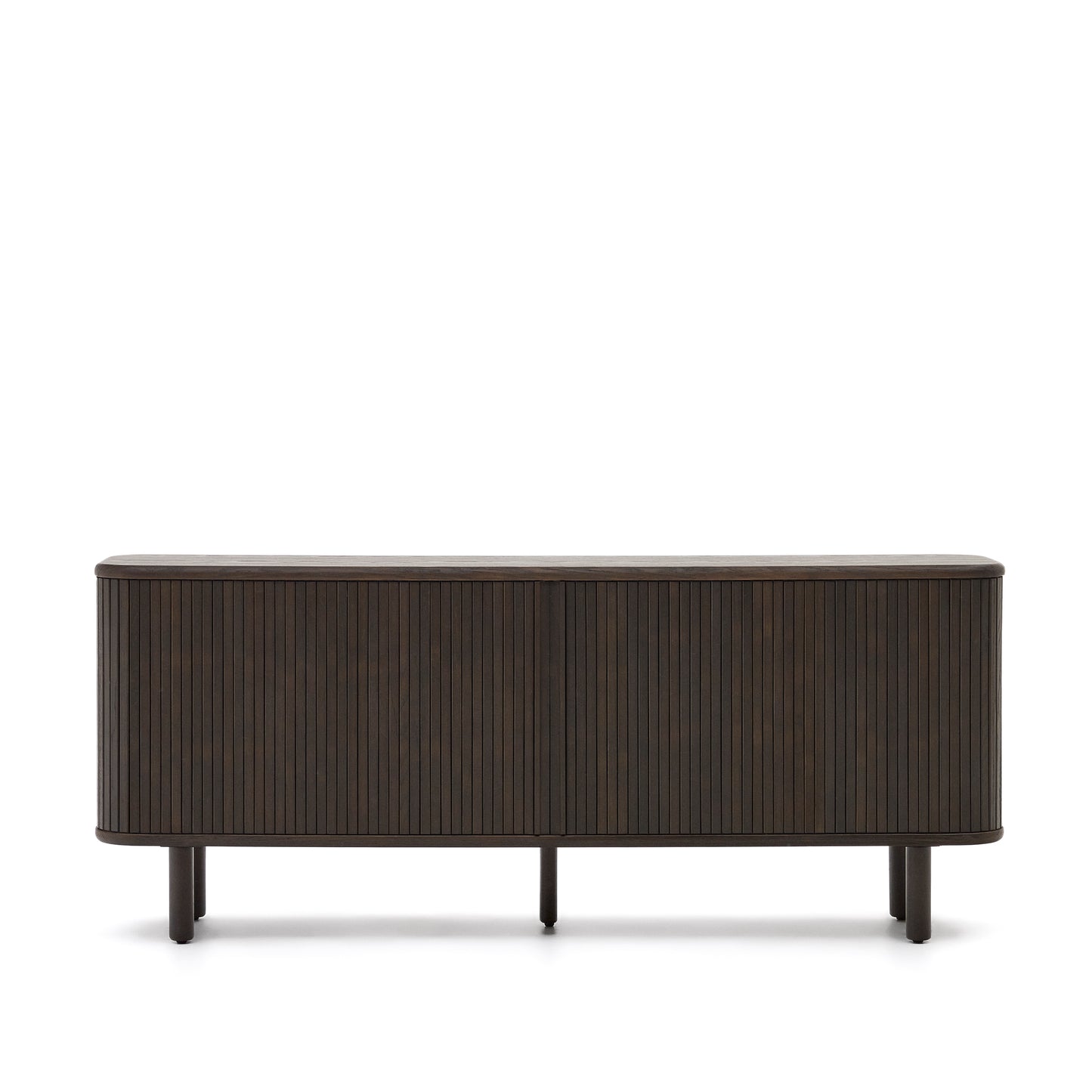 Kave Home Mailen dressoir met 2 deuren essen donkere afwerking