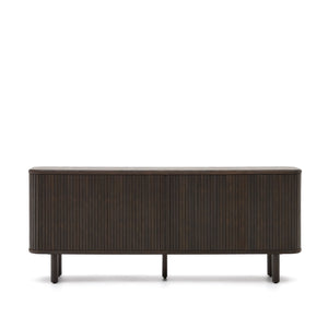 Kave Home Mailen dressoir met 2 deuren essen donkere afwerking