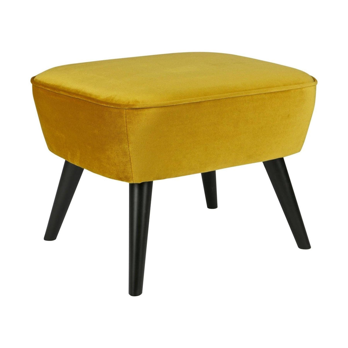 WOOOD Sara hocker velvet Oker