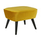 WOOOD Sara hocker velvet Oker