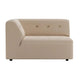 HKliving Vint bank left 1,5-seat Knotted Beige