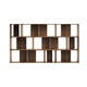 Kave Home Litto kast 9 modulaire planken walnoot