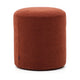 Kave Home Kaeli poef Ø43 cm bouclé Terracotta