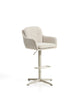 Kave Home Lexa verstelbare barkruk Beige