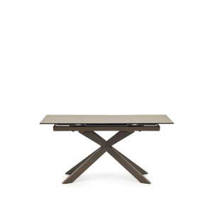 Kave Home Atminda eettafel uitschuifbaar rechthoek 160x90 cm Brown