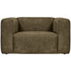 WOOOD Bean fauteuil Structure Velvet Moss