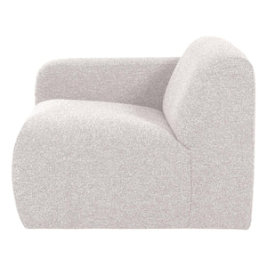 WOOOD Mojo Base 1-zits bank arm links bouclé Ecru